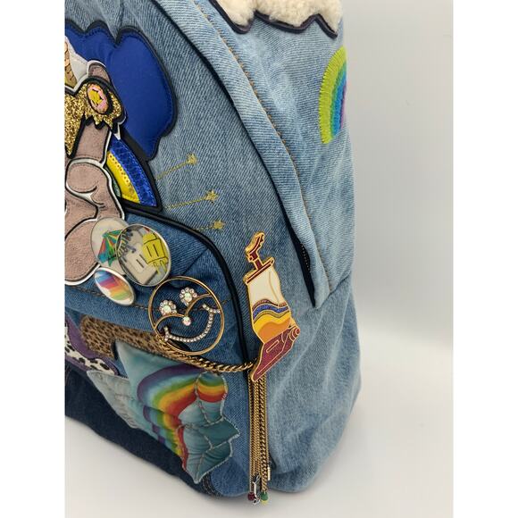 Marc Jacobs denim "Julie biker" backpack - Picture 5 of 14
